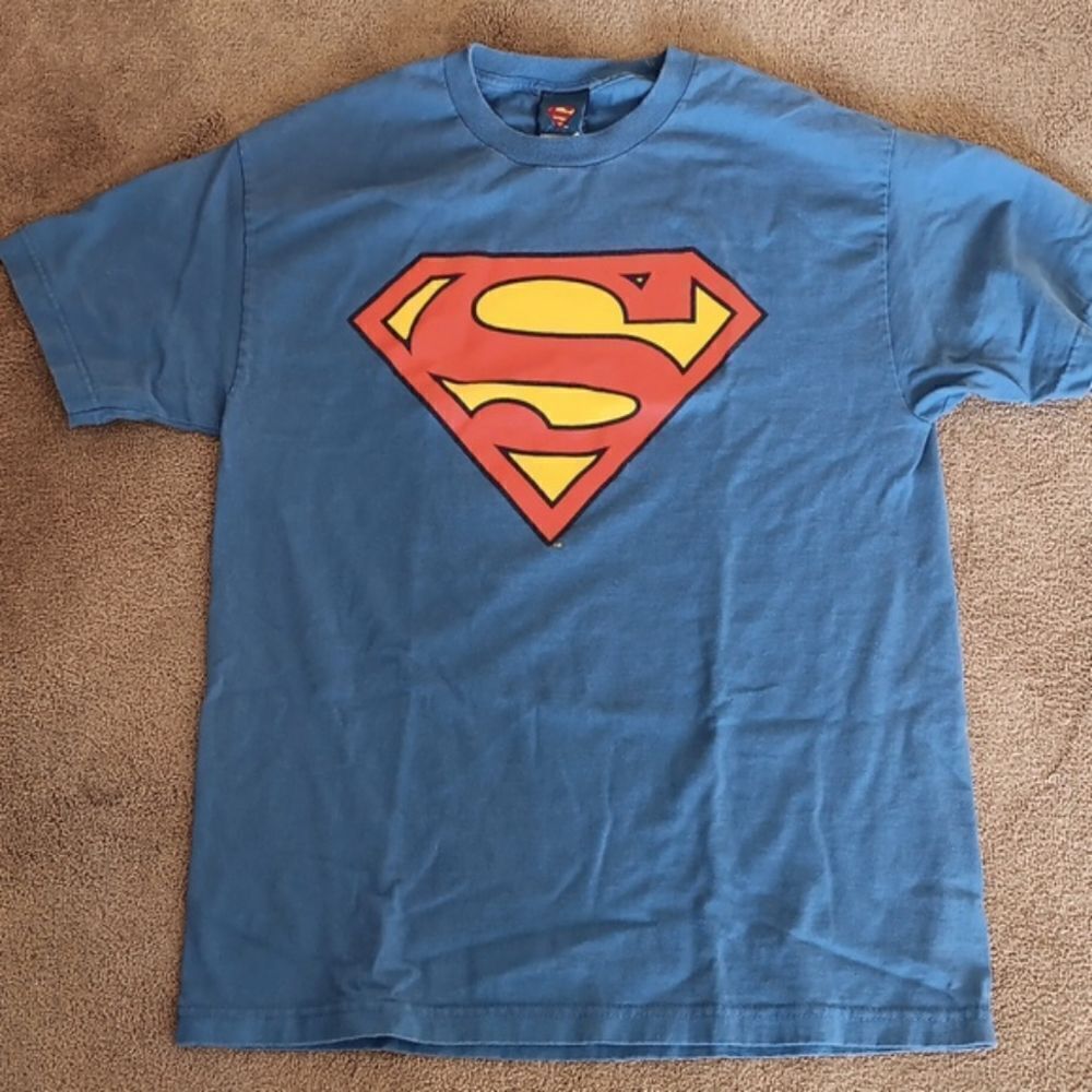 Allstyle Apparel & Activewear Superman T Shirt - Picture 1 of 7